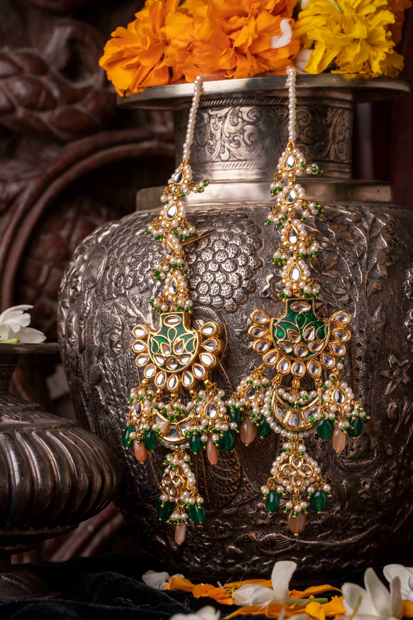 ROYAL MUGHAL CHANDBALI - EARRINGS
