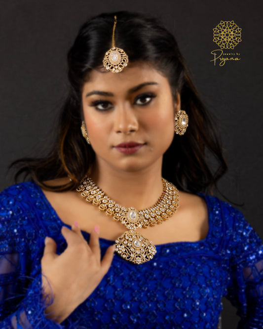 Meenakshi  Polki Set