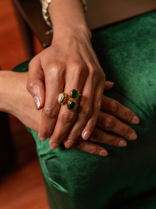 NOOR EMERALD RING 💚