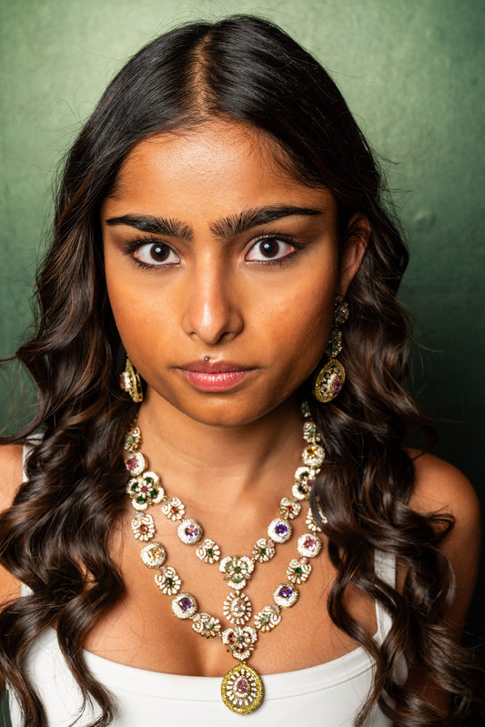 NAYANTARA POLKI NECKLACE SET 🌸