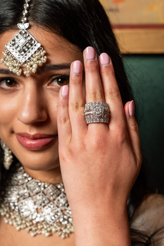 EXQUISITE DIAMOND POLKI RING 💍✨