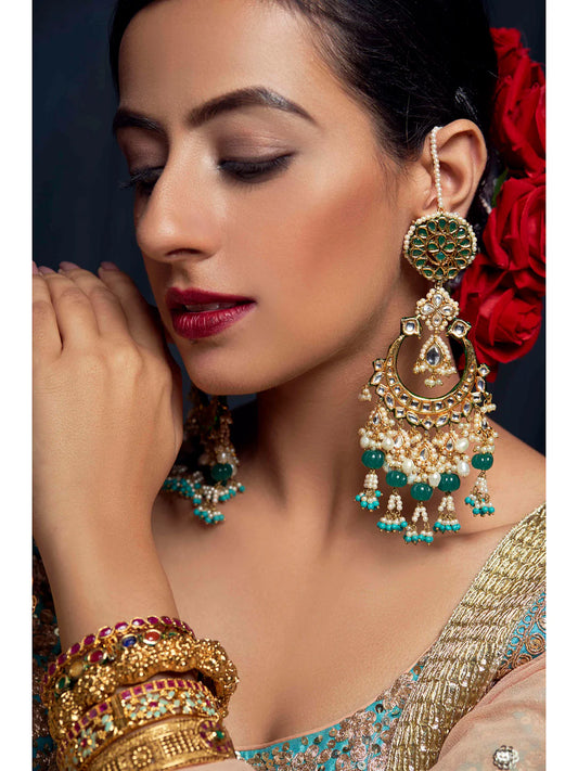 HARITI KUNDAN - MEENAKARI EARRINGS