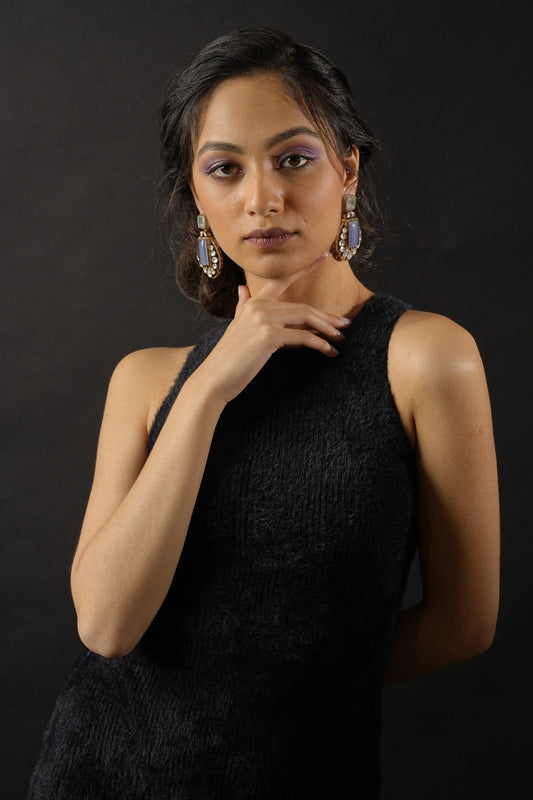 MYSTIC MOONSTONE CHANDBALI - EARRINGS