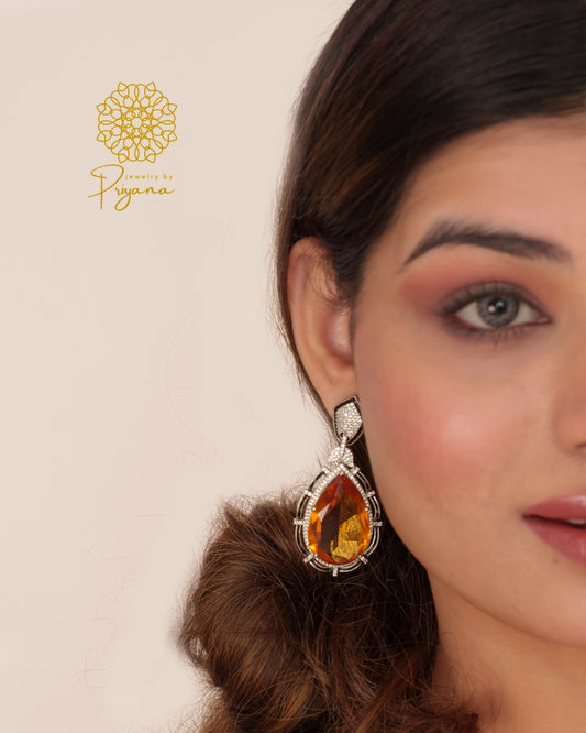 AMBER RADIANCE EARRINGS