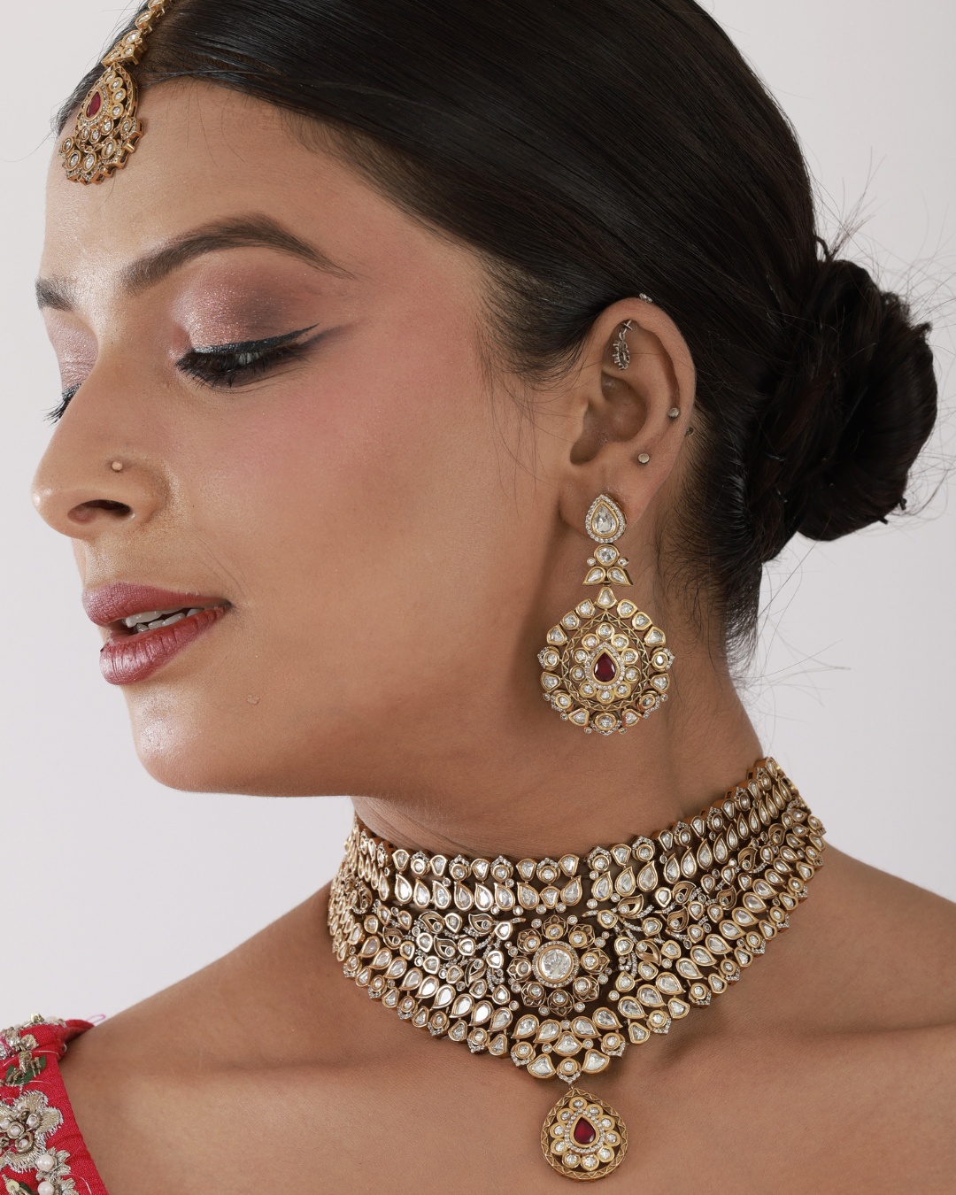 Nayantara Kundan Choker Set
