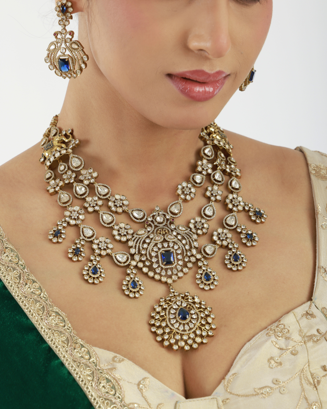 Neelam Necklace Set