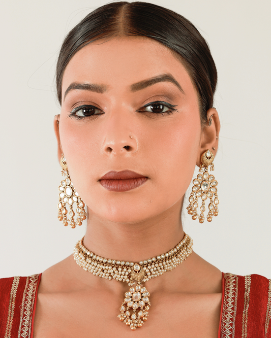 Ruhaani Pearl Choker Set