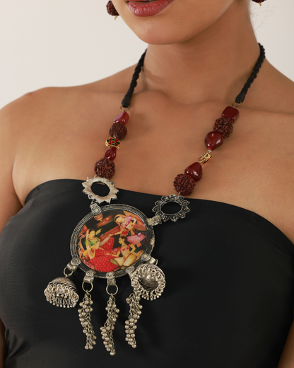 Rasleela Heritage Pendant Set