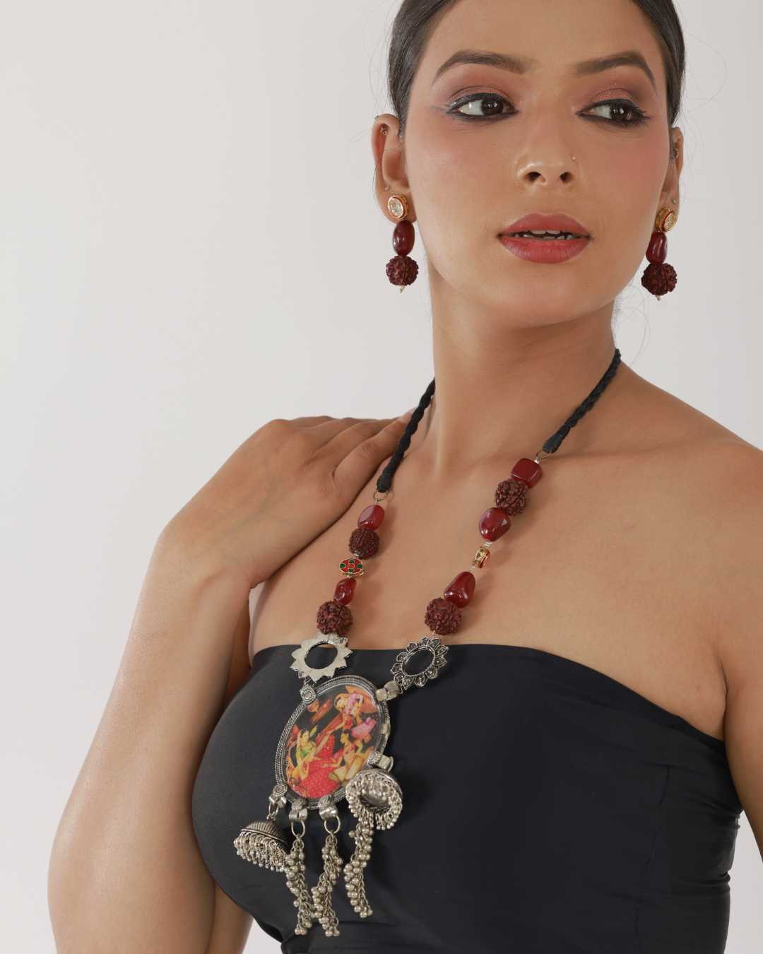 Rasleela Heritage Pendant Set