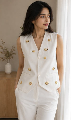 Ivory Vest