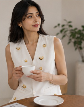 Ivory Vest