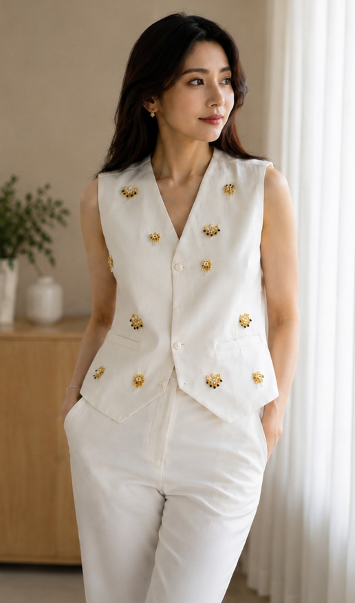 Ivory Vest